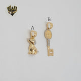 (1-2391-1) Colgantes Laminado Oro - BGF