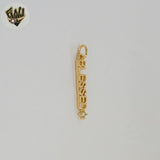 (1-2198-3) Laminado de Oro - Colgantes Benditos - BGO