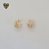 (1-2964) Gold Laminate - Chunky Half Hoops - BGF
