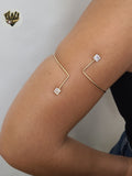 (1-4084) Gold Laminate - 1.5mm Upper Arm Cuff  - BGF