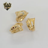 (1-3045) Gold Laminate - Dolphin Ring - BGF