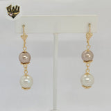 (1-1236-5) Gold Laminate - Long Earrings - BGF