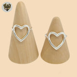 (2-5018-2) 925 Sterling Silver - Heart Ring