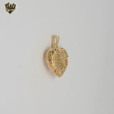 (1-2132) Laminado Oro - Colgantes Corazón - BGF