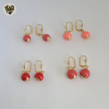 (1-1186-6) Gold Laminate - Bead Earrings - BGF