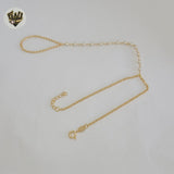 (1-0552) Gold Laminate - Pearl Hand Chain Bracelet- BGF