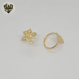 (1-3052-1) Gold Laminate - Owl Ring - BGO