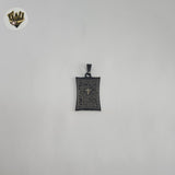(4-2041-2) Stainless Steel - Prayer Pendants.