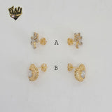 (1-1171-1) Laminado de Oro - Aretes - BGF
