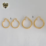 (1-2823-1) Gold Laminate - Plain Hoops - BGO