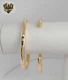 (1-4086-A) Gold Laminate - 5mm Carved Open Bangles - BGF