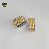 (4-0060-1) Stainless Steel - Double Band Ring.