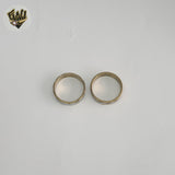 (4-0001-2) Stainless Steel - Two Tone Ring.