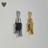 (4-2361) Stainless Steel - Robot Pendants.