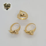 (1-3045) Gold Laminate - Dolphin Ring - BGF