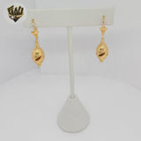 (1-1032-2) Gold Laminate - Dangle Earrings - BGO