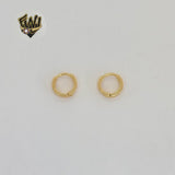 (1-2509-1) Gold Laminate - Small Plain Huggies - BGO