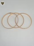 (1-4059) Laminado de oro - Brazalete de tres tonos de 4 mm - BGO