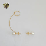 (1-1211-5) Laminado de Oro - Pendientes Asimétricos - BGF