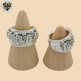 (2-5058-2) 925 Sterling Silver - Flowers Ring