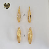 (1-2637-1) Laminado Oro - Aros Ovalados - BGO