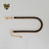 (1-0515-1) Gold Laminate - 6mm Eternity Zircon Bracelet - 7.5" - BGF