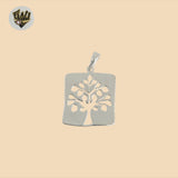 (2-1534) 925 Sterling Silver -Tree of Live Pendant.