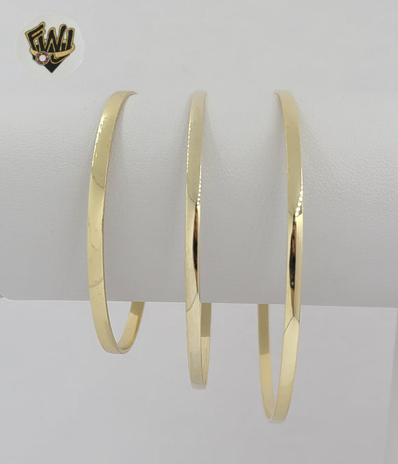 (1-4003-1) Gold Laminate - 2.9mm Classic Bangles - Dozen - BGO
