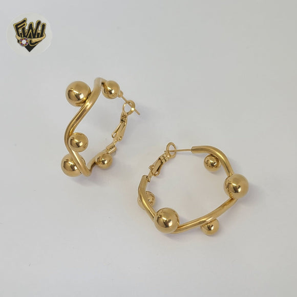 (4-2225) Stainless Steel - Balls Hoops.