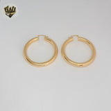 (1-2938) Gold Laminate - Plain Tube Hoops - BGF