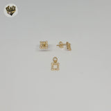 (1-6113) Gold Laminate - Zircon Square Set - BGF