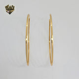 (1-2885) Gold Laminate - Plain Big Hoops - BGO