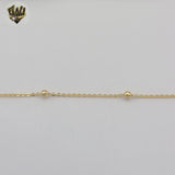 (mfin-Roll-2) Gold Filled Findings - Balls Chain Roll - BGF