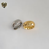 (4-0009) Stainless Steel - Classic Chunky Band Ring.