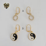 (1-1181-1) Laminado de Oro - Pendientes colgantes - BGF