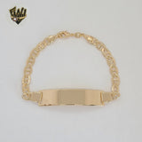 (1-60070) Gold Laminate - 6.5mm Mariner Link Men Bracelet - 8.5" - BGF