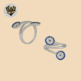 (2-5124) 925 Sterling Silver - Evil Eye Ring
