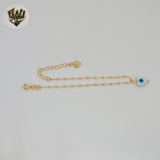 (1-0668) Gold Laminate - Evil Eye Balls Bracelet - BGF