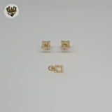 (1-6113) Gold Laminate - Zircon Square Set - BGF