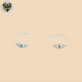 (2-5023-2) 925 Sterling Silver - Evil Eye Ring.
