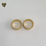 (4-0005-2) Stainless Steel - Zircon Ring.