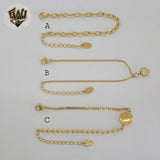 (MBRA-34) Stainless Steel - Simple Link Bracelet.