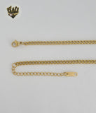 (4-7152) Stainless Steel - 4mm Links Necklace with Stones - 20".