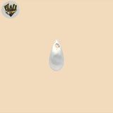 (2-1660) 925 Sterling Silver - Hallow Tear Drop Pendant.