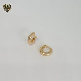 (1-2513-2) Gold Laminate - Small Plain Huggies - BGF