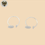 (2-5013-3) 925 Sterling Silver - Circle Ring