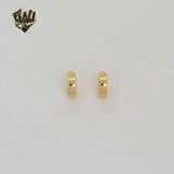 (1-2509-1) Gold Laminate - Small Plain Huggies - BGO