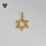 (4-2084) Stainless Steel -Star of David Pendants.