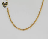 (4-3171) Stainless Steel - 2.5mm Curb Link Chain - 16"
