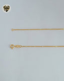 (1-6470-1) Gold Laminate - Adjustable Beads Long Necklace - BGF